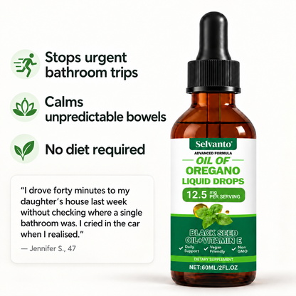 Selvanto Oil of Oregano Drops For Gut Relief