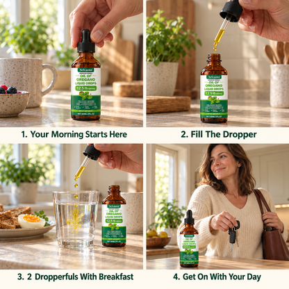 Selvanto Oil of Oregano Drops For Gut Relief
